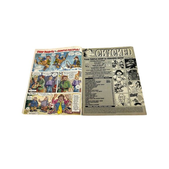 CRACKED Teenage Mutant Ninja Turtle Vtg Comic Book #255 AUG 90 Graphic Novels - Picture 5 of 16